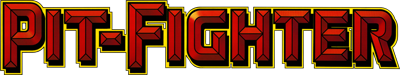 Pit-Fighter logo for Sega Master System